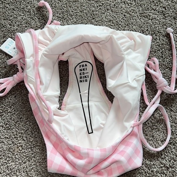 Frankies Bikinis Otis One Piece Swimsuit- Pink Picnic - Picture 7 of 9